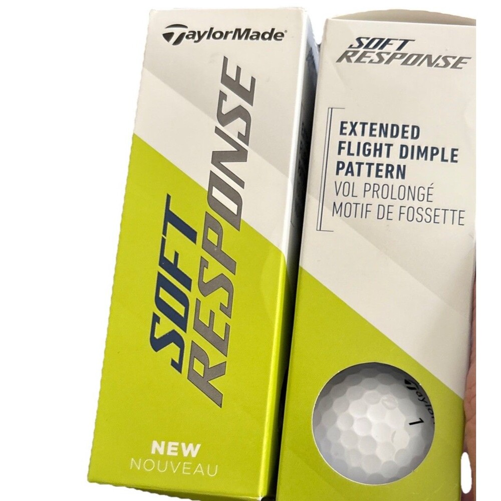 6 Soft Response Taylor Made Extended Flight Dimple Pattern Golf Balls